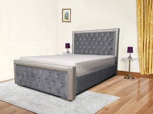 Glitz Lunar Upholstered Bed