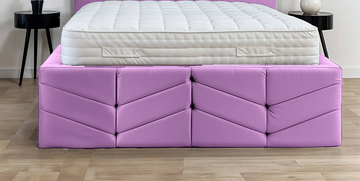 Indulgence Border Upholstered Bed