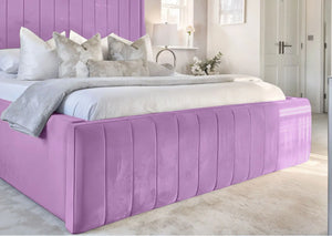 Geneva lined Upholstered Bed