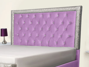 Glitz Lunar Upholstered Bed