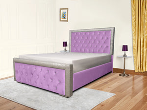 Glitz Lunar Upholstered Bed