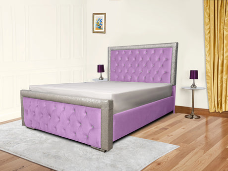 Glitz Lunar Upholstered Bed