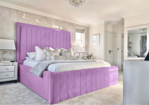 Geneva lined Upholstered Bed