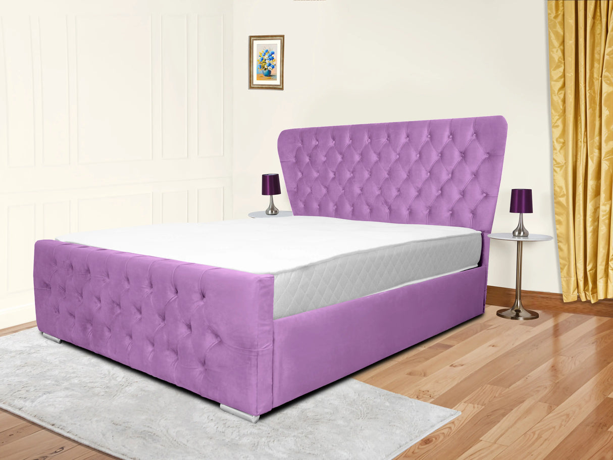 Kendall Winged Upholstered Bed