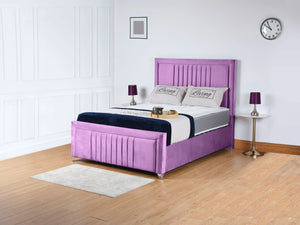 Cannas upholstered bed