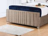 Valencia Lined Wings Upholstered Bed