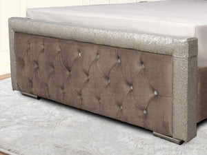Glitz Lunar Upholstered Bed