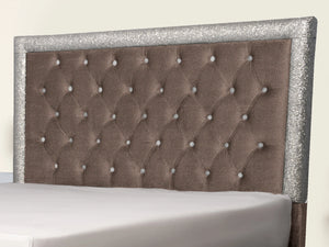 Glitz Lunar Upholstered Bed