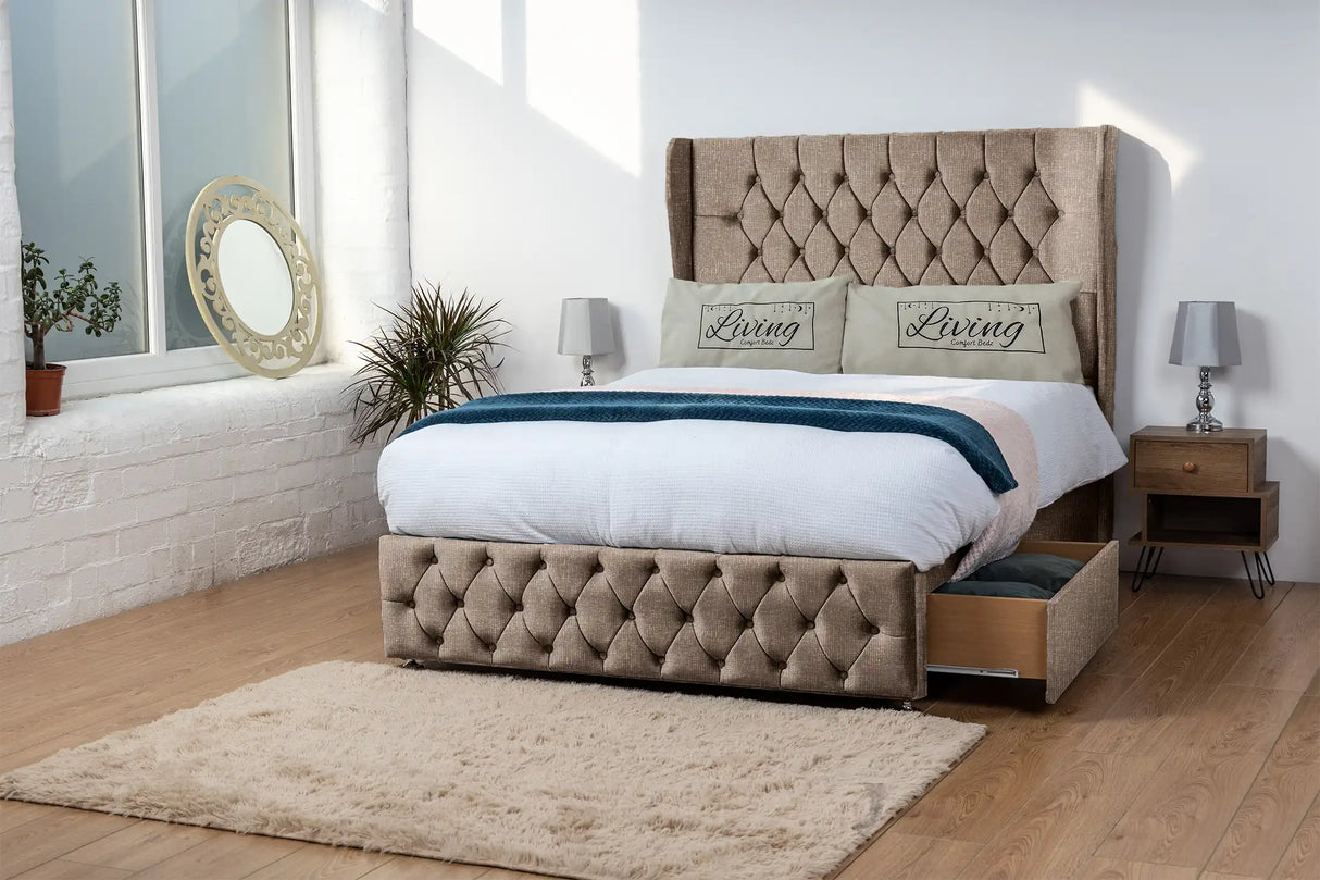 Luxor Wingback Divan Bed