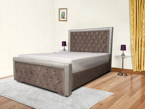 Glitz Lunar Upholstered Bed