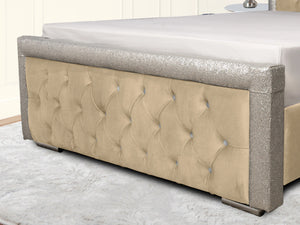 Glitz Lunar Upholstered Bed