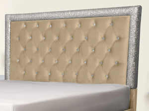 Glitz Lunar Upholstered Bed