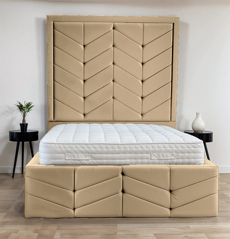 Indulgence Border Upholstered Bed