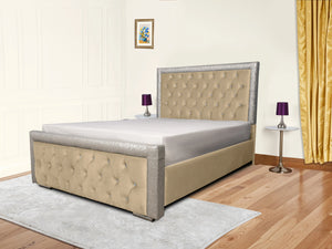 Glitz Lunar Upholstered Bed