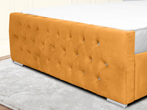 Kendall Winged Upholstered Bed