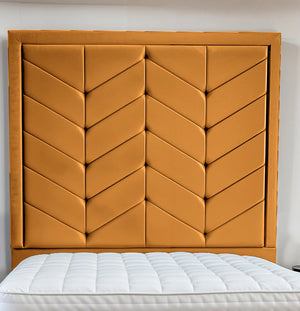 Indulgence Border Upholstered Bed