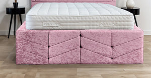 Indulgence Border Upholstered Bed
