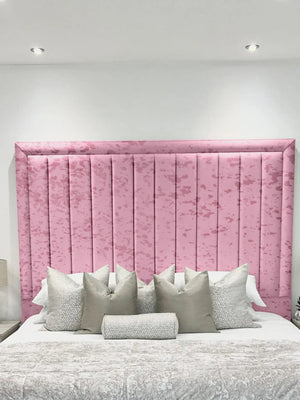 Hampton panel upholstered bed