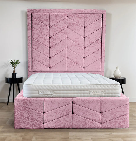 Indulgence Border Upholstered Bed