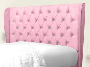 Miri Winged Upholstered Bed