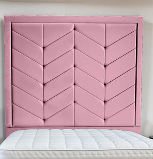 Indulgence Border Upholstered Bed
