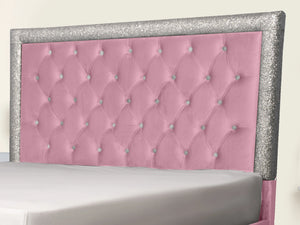Glitz Lunar Upholstered Bed