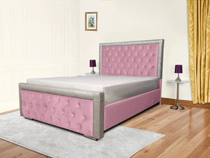 Glitz Lunar Upholstered Bed