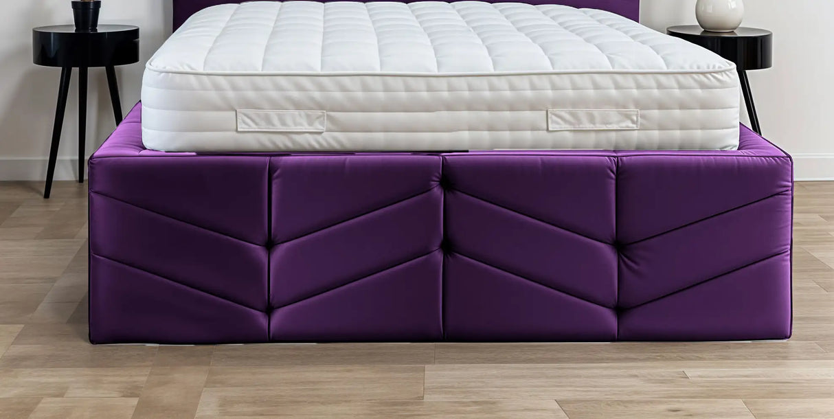 Indulgence Border Upholstered Bed