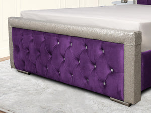 Glitz Lunar Upholstered Bed