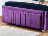Cannas upholstered bed