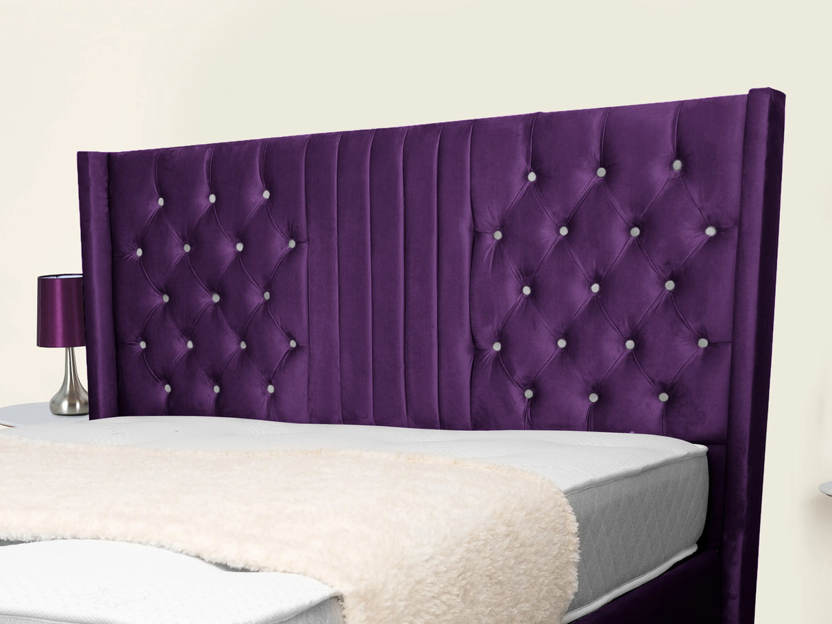 Middleton Winged Upholstered Bed