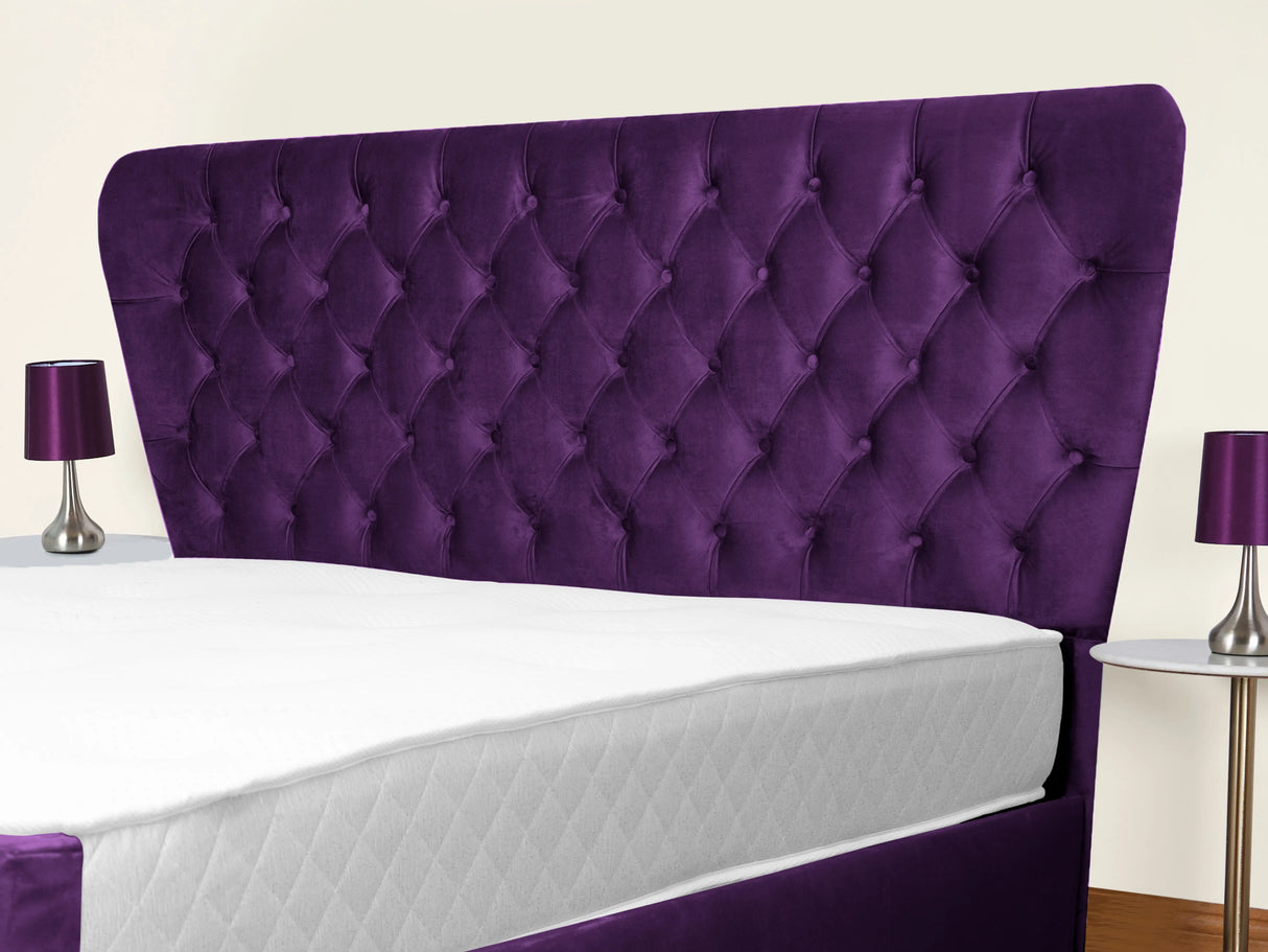 Kendall Winged Upholstered Bed