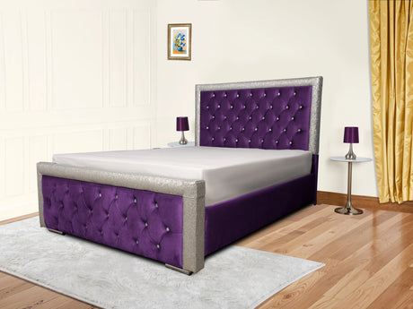 Glitz Lunar Upholstered Bed