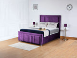Cannas upholstered bed