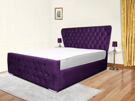 Kendall Winged Upholstered Bed