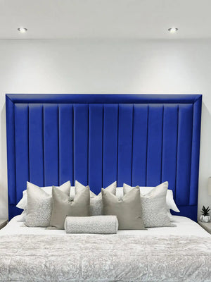 Hampton panel upholstered bed