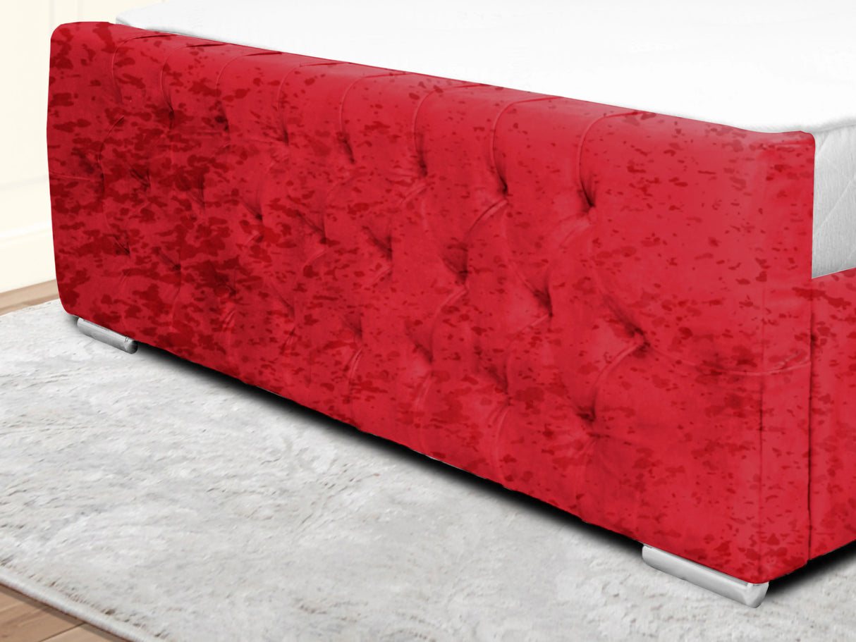 Kendall Winged Upholstered Bed