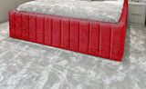Hampton panel upholstered bed