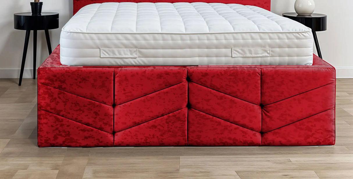 Indulgence Border Upholstered Bed