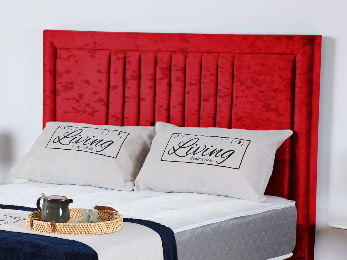 Cannas upholstered bed