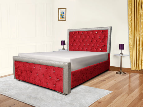Glitz Lunar Upholstered Bed