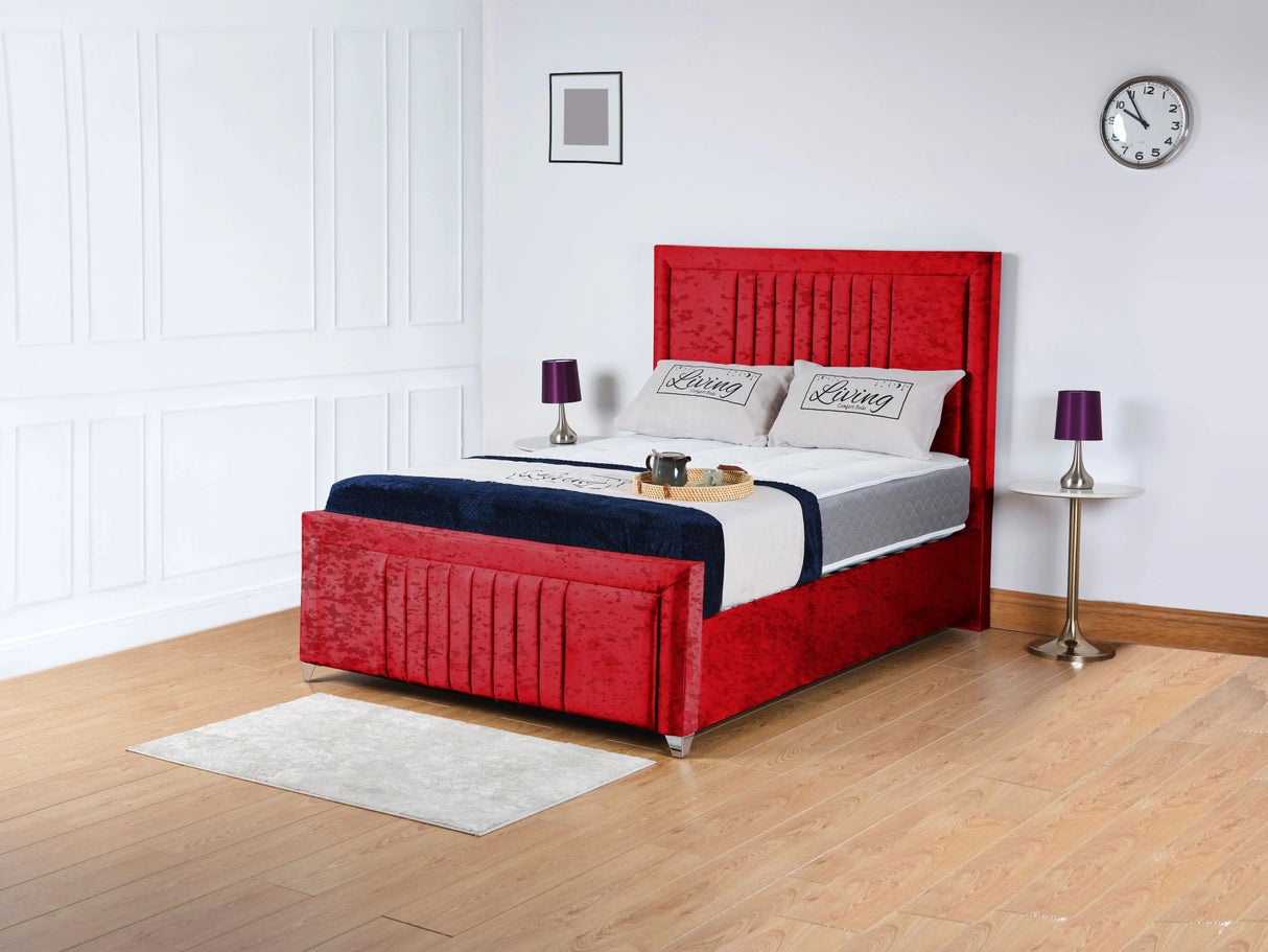 Cannas upholstered bed
