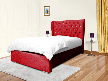 Miri Winged Upholstered Bed