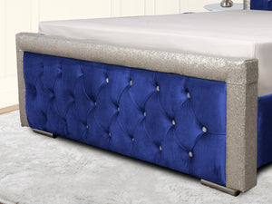 Glitz Lunar Upholstered Bed