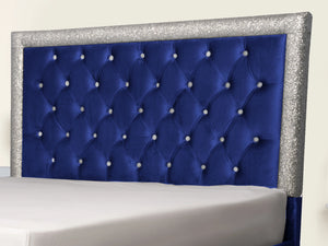 Glitz Lunar Upholstered Bed