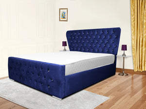 Kendall Winged Upholstered Bed