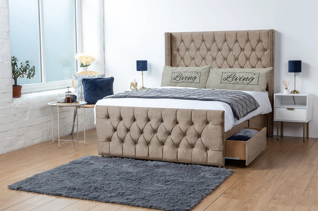 Emily Wingback Divan Bed