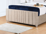 Valencia Lined Wings Upholstered Bed