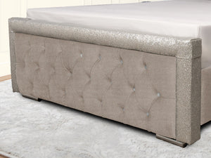 Glitz Lunar Upholstered Bed