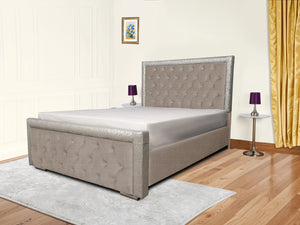 Glitz Lunar Upholstered Bed
